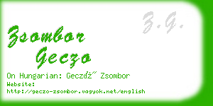 zsombor geczo business card